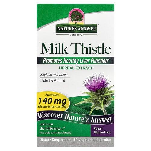 Nature S Answer Milk Thistle 60 Vegetarian Capsules