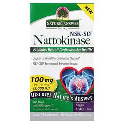 Nature S Answer Nsk Sd Nattokinase 100 Mg 2 000 Fu 60 Vegetarian Capsules