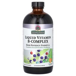 Nature S Answer Liquid Vitamin B Complex Great Tasting Tangerine 16 Fl Oz 480 Ml