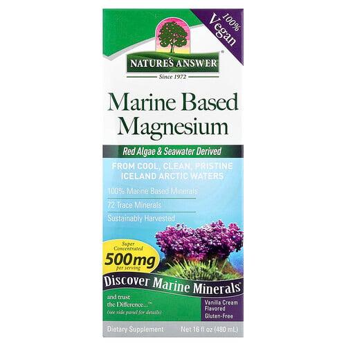 Nature S Answer Marine Based Magnesium Vanilla Cream 16 Fl Oz 480 Ml