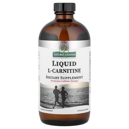Nature S Answer Liquid L Carnitine 16 Fl Oz 480 Ml