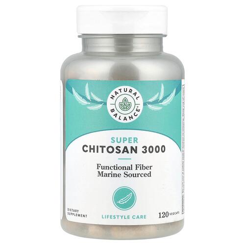 Natural Balance Super Chitosan 3000 120 Vegcaps 750 Mg Per Capsule