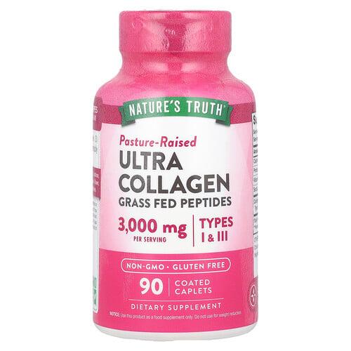 Nature S Truth Ultra Collagen Types I Iii 90 Coated Caplets 1 000 Mg Per Caplet product image