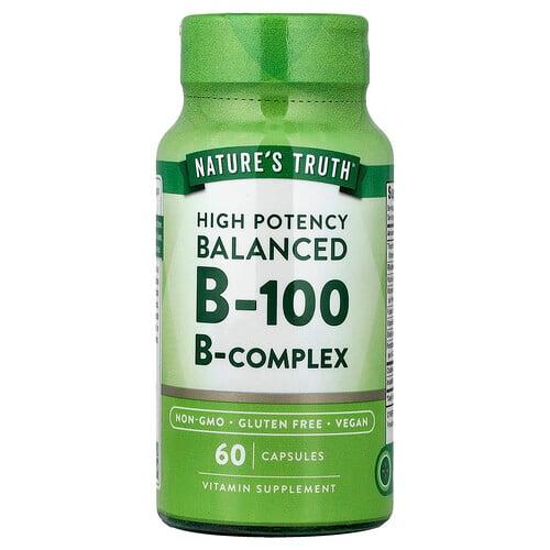 Nature S Truth Balanced B 100 High Potency 60 Capsules