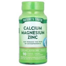 Nature S Truth Calcium Magnesium Zinc 90 Coated Caplets