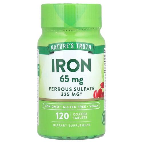 Nature S Truth Iron 65 Mg 120 Coated Tablets product image