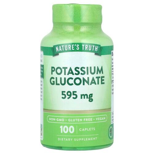 Nature S Truth Potassium Gluconate 595 Mg 100 Caplets