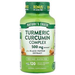 Nature S Truth Turmeric Curcumin Complex Plus Black Pepper Extract 120 Quick Release Capsules