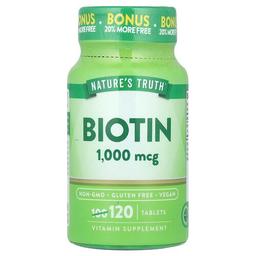Nature S Truth Biotin 1 000 Mcg 120 Tablets