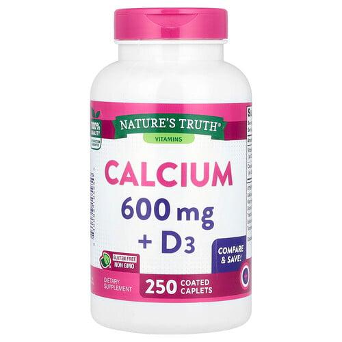 Nature S Truth Calcium D3 250 Coated Caplets