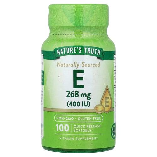 Nature S Truth Vitamin E 268 Mg 400 Iu 100 Quick Release Softgels product image