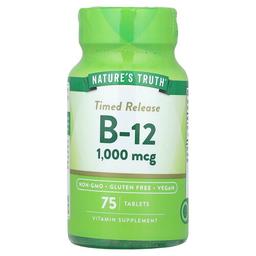 Nature S Truth Time Release Vitamin B 12 1 000 Mcg 75 Tablets