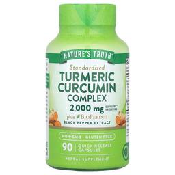 Nature S Truth Turmeric Curcumin Complex Plus Bioperine Black Pepper Extract 90 Quick Release Capsules