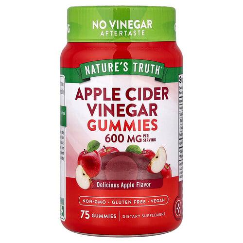 Nature S Truth Apple Cider Vinegar Gummies Apple 75 Gummies
