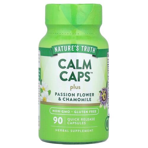 Nature S Truth Calm Caps Plus Passion Flower Chamomile 90 Quick Release Capsules