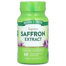 Nature S Truth Supreme Saffron Extract 60 Quick Release Capsules 88 5 Mg Per Capsule