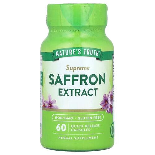 Nature S Truth Supreme Saffron Extract 60 Quick Release Capsules 88 5 Mg Per Capsule