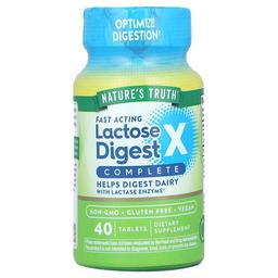 Nature S Truth Fast Acting Lactose Digest X Complete 40 Tablets 90 Mg Per Tablet