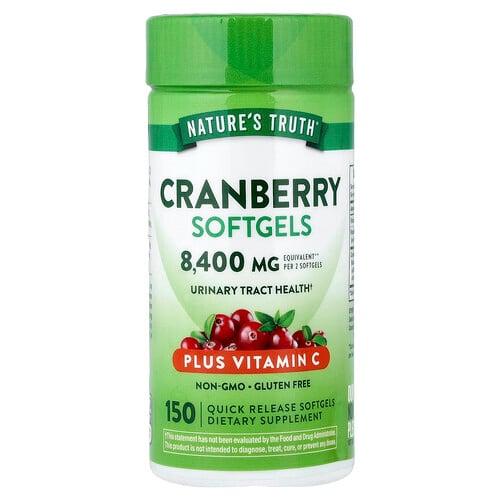 Nature S Truth Cranberry Softgels Plus Vitamin C 150 Quick Release Softgels