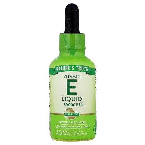 Nature S Truth Vitamin E Liquid 2 5 Fl Oz 74 Ml