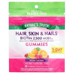 Nature S Truth Hair Skin Nails Delicious Fruit 10 Gummies