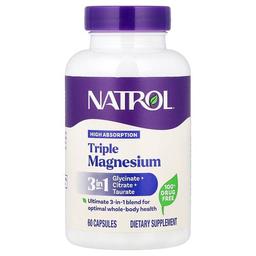 Natrol Triple Magnesium 60 Capsules