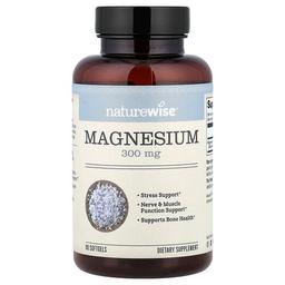 Naturewise Magnesium 90 Softgels 100 Mg Per Softgel
