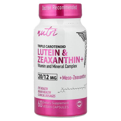 Nutri Lutein Zeaxanthin 60 Vegan Capsules