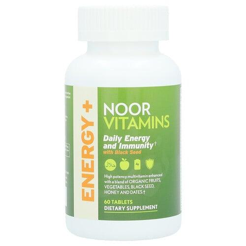 Noor Vitamins Daily Energy And Immunity With Black Seed 60 Tablets