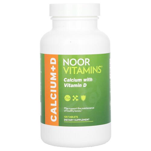 Noor Vitamins Calcium With Vitamin D 120 Tablets product image