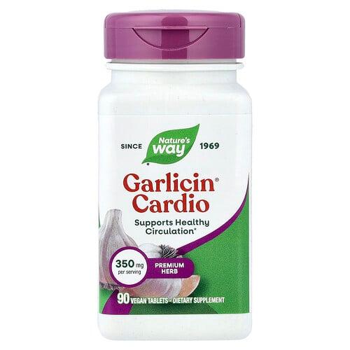 Nature S Way Garlicin Cardio 350 Mg 90 Vegan Tablets