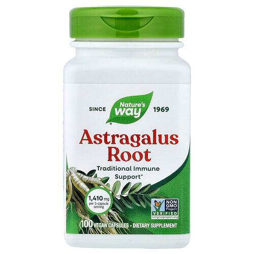 Nature S Way Astragalus Root 100 Vegan Capsules 470 Mg Per Capsule