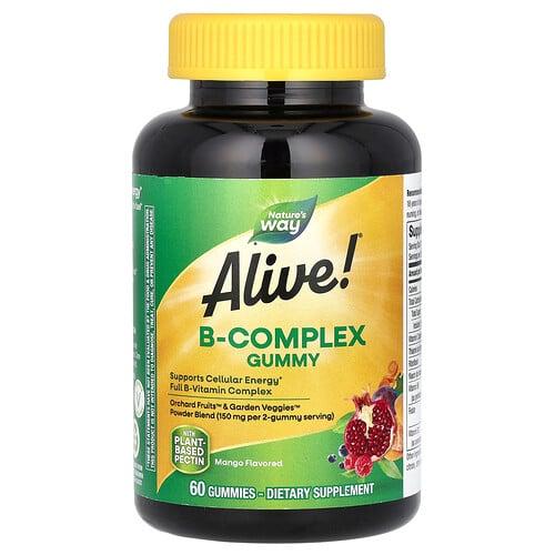 Nature S Way Alive B Complex Gummy Mango 60 Gummies