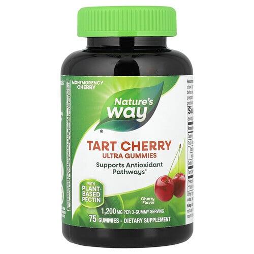 Nature S Way Tart Cherry Ultra Gummies Cherry 75 Gummies