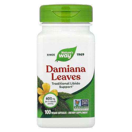 Nature S Way Damiana Leaves 100 Vegan Capsules 300 Mg Per Capsule