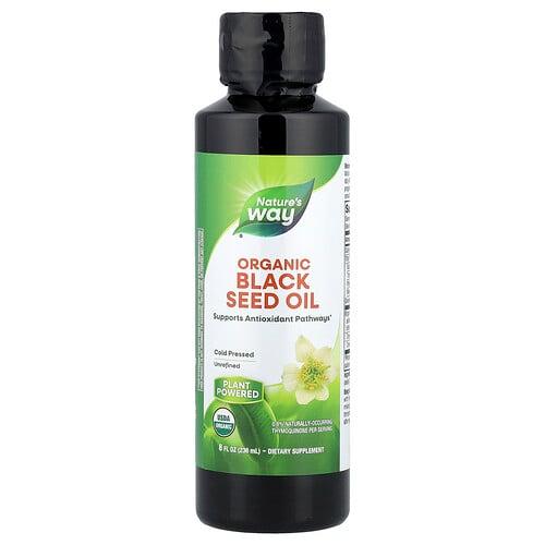 Nature S Way Organic Black Seed Oil 8 Fl Oz 236 Ml