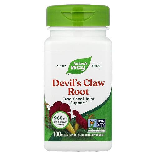 Nature S Way Devil S Claw Root 100 Vegan Capsules 480 Mg Per Capsule
