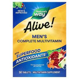 Nature S Way Alive Men S Complete Multivitamin 50 Tablets