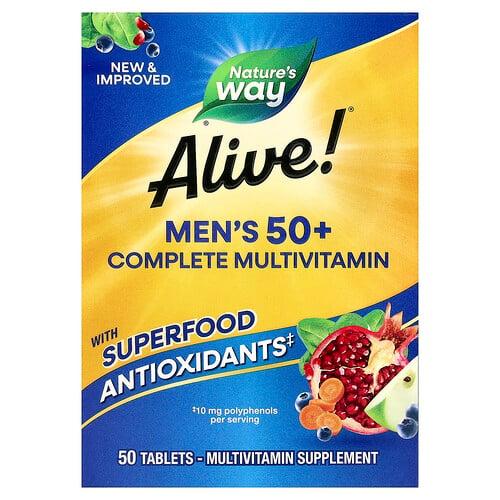 Nature S Way Alive Men S 50 Complete Multivitamin 50 Tablets product image