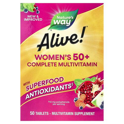 Nature S Way Alive Women S 50 Complete Multivitamin 50 Tablets