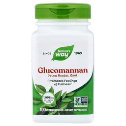 Nature S Way Glucomannan From Konjac Root 100 Vegan Capsules 665 Mg Per Capsule