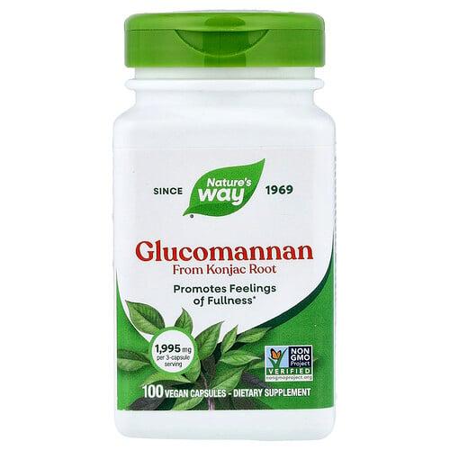 Nature S Way Glucomannan From Konjac Root 100 Vegan Capsules 665 Mg Per Capsule product image