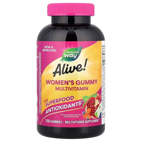 Nature S Way Alive Women S Gummy Multivitamin Mixed Berry 150 Gummies