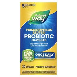 Nature S Way Primadophilus Reuteri Probiotic 5 Billion Cfu 30 Capsules