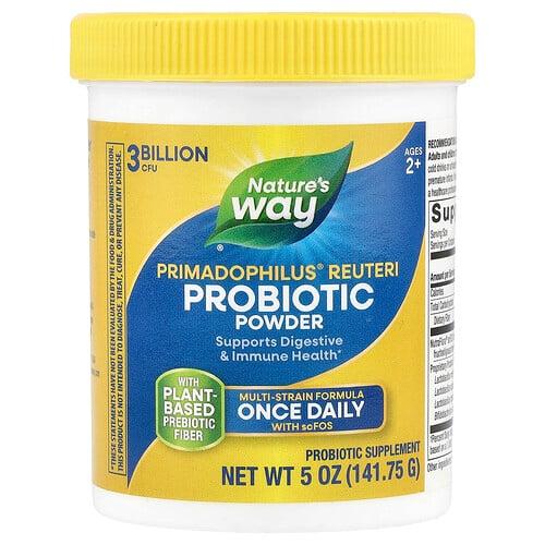 Nature S Way Primadophilus Reuteri Probiotic Powder Ages 2 3 Billion Cfu 5 Oz 141 75 G