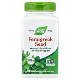 Nature S Way Fenugreek Seed 180 Vegan Capsules 565 Mg Per Capsule