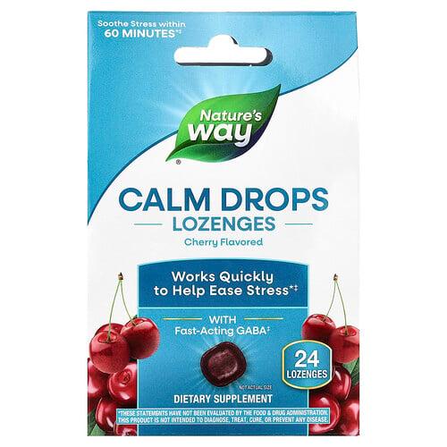 Nature S Way Calm Drops Lozenges Cherry 24 Lozenges