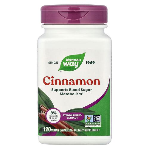 Nature S Way Cinnamon 120 Vegan Capsules