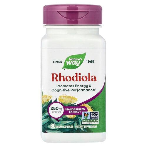 Nature S Way Rhodiola 250 Mg 60 Vegan Capsules
