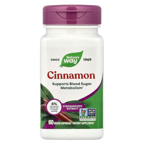 Nature S Way Cinnamon 60 Vegan Capsules